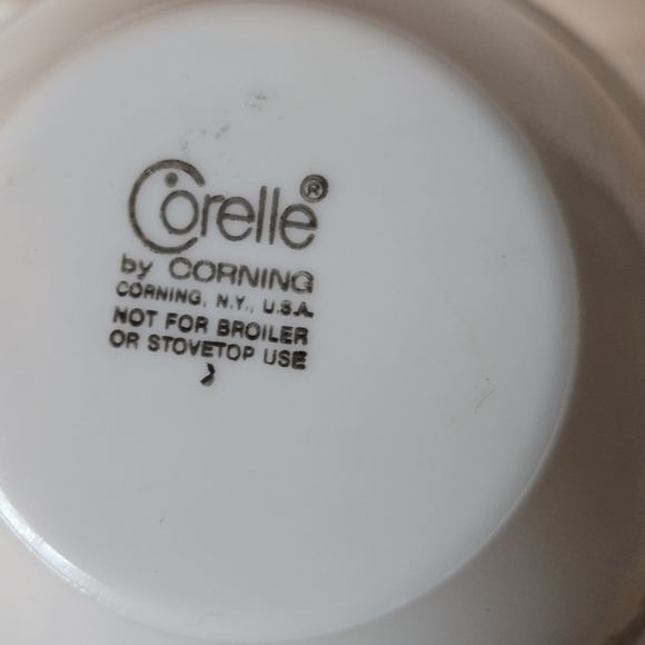 4 Piece Corelle Vintage Hook Tea/Coffee Cups Crazy Daisy Pattern - Picture 5 of 6